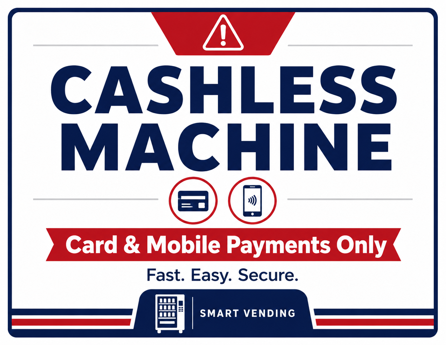 Smart Vending Sign Bundle – 10 Printable Digital Downloads