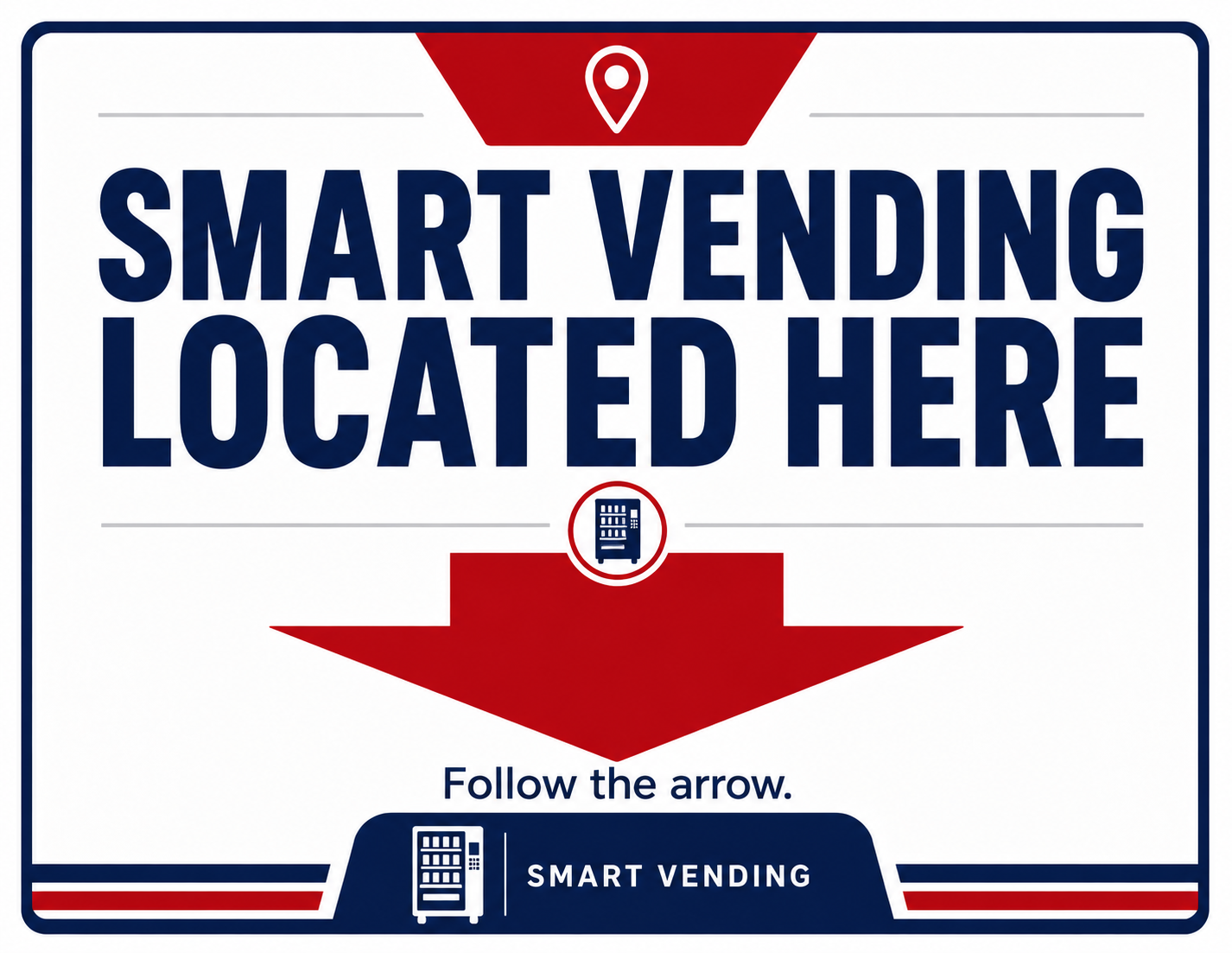 Smart Vending Sign Bundle – 10 Printable Digital Downloads