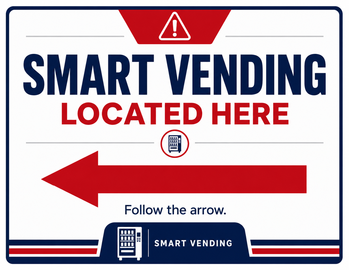 Smart Vending Sign Bundle – 10 Printable Digital Downloads