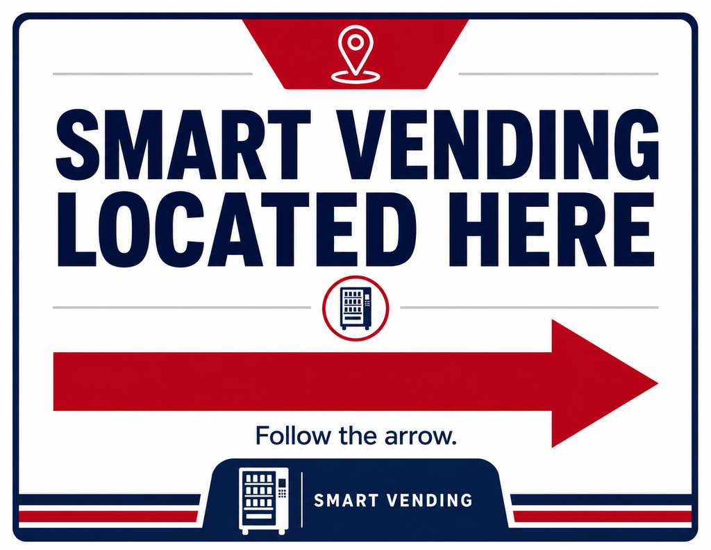 Smart Vending Sign Bundle – 10 Printable Digital Downloads