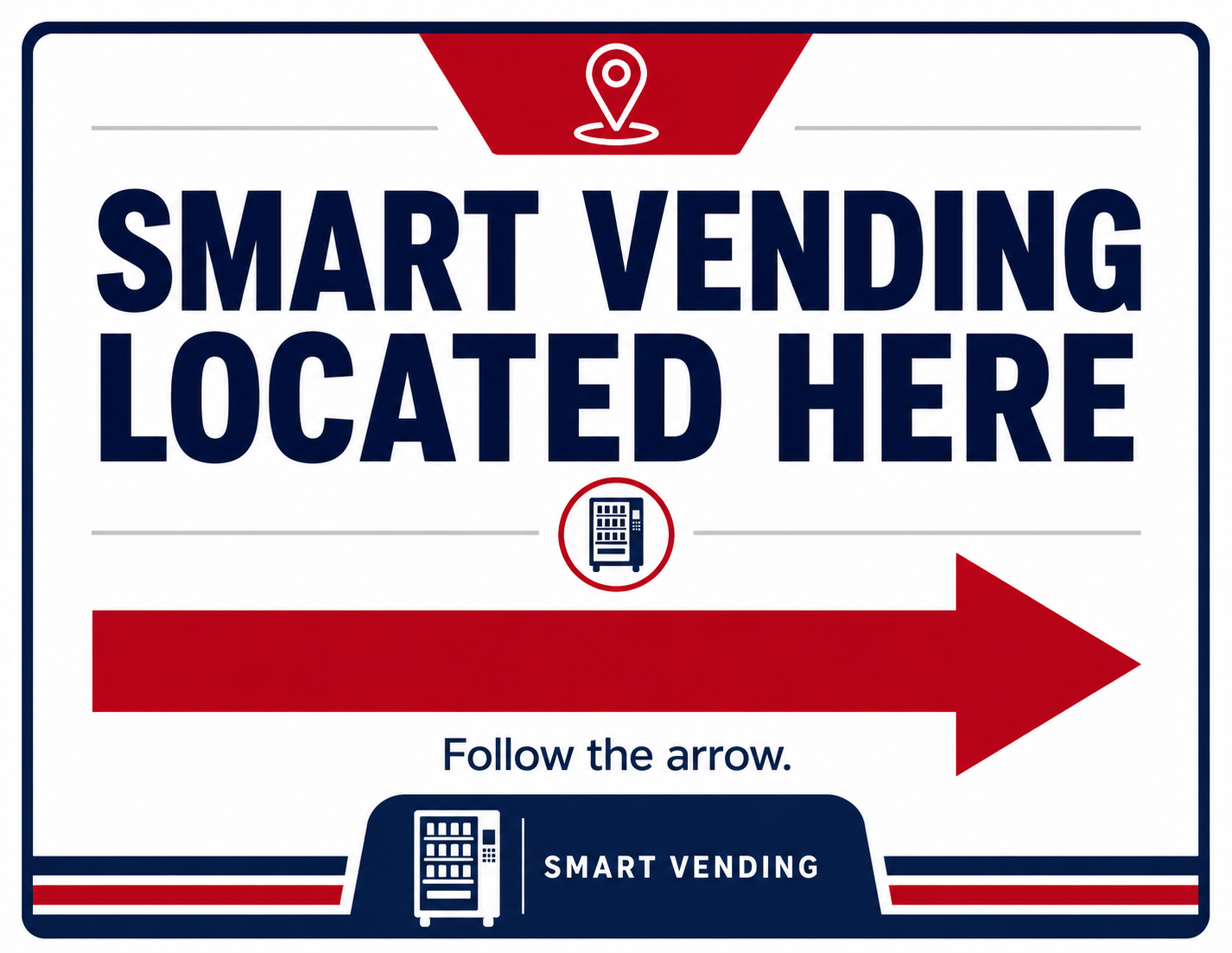 Smart Vending Sign Bundle – 10 Printable Digital Downloads
