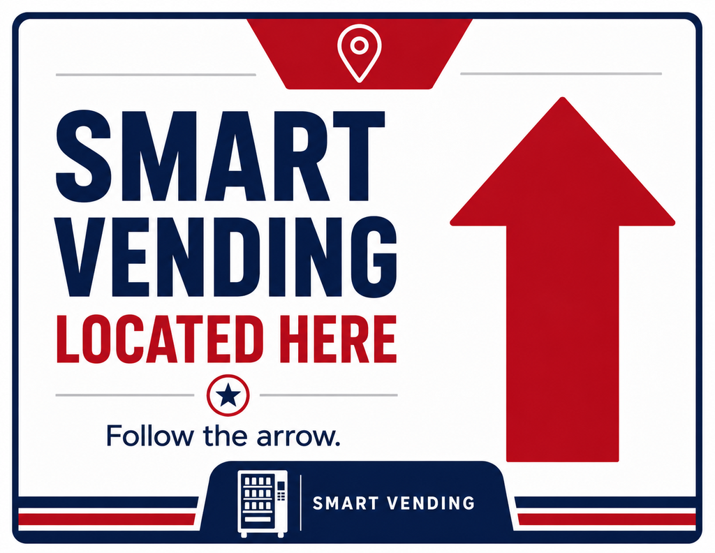 Smart Vending Sign Bundle – 10 Printable Digital Downloads
